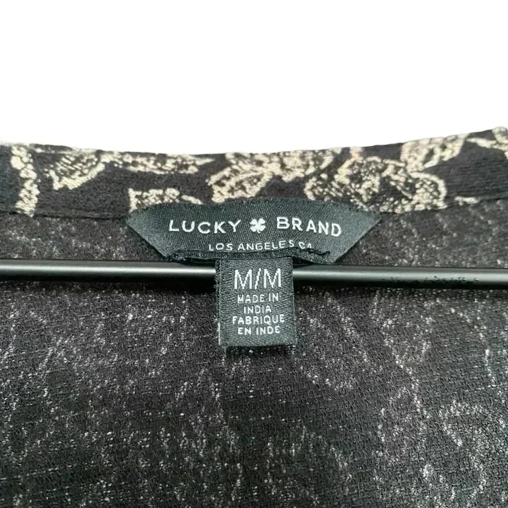 Lucky Brand Black Blouse - Picture 6 of 7